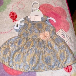 2 piece set baby girl dress 3/6 M